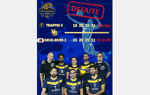 DEFAITE de TRAPPES 3 contre Deux-Rives 2 - Temps écoulé !!!