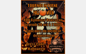 Tournoi interne d'Halloween