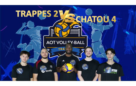 Le 09 Octobre Match poule 4 : Trappes 2 VS Chatou 4 (déplacement)