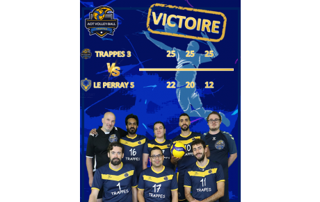 VICTOIRE de Trappes 3 contre Le Perray 5