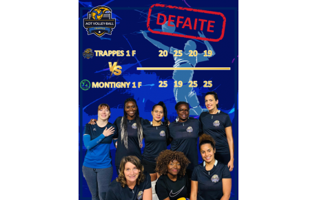 DEFAITE de TRAPPES 1 F contre MONTIGNY 1 F