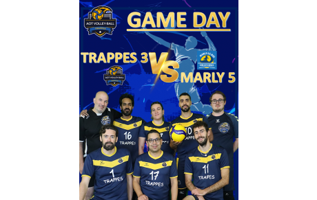 GAME DAY : Match poule 6 : Trappes 3 F VS Marly 5 (domicile)