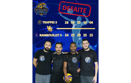 DEFAITE de TRAPPES L contre RAMBOUILLET 3 L